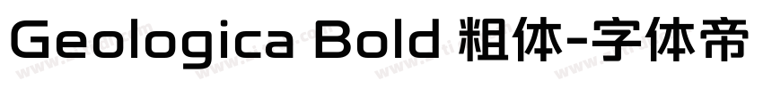 Geologica Bold 粗体字体转换